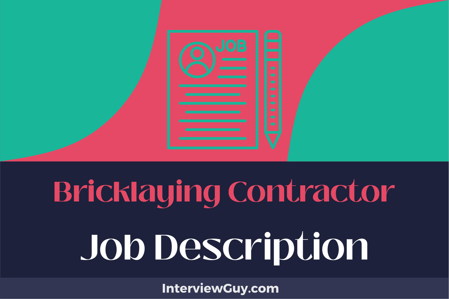 bricklaying contractor job description