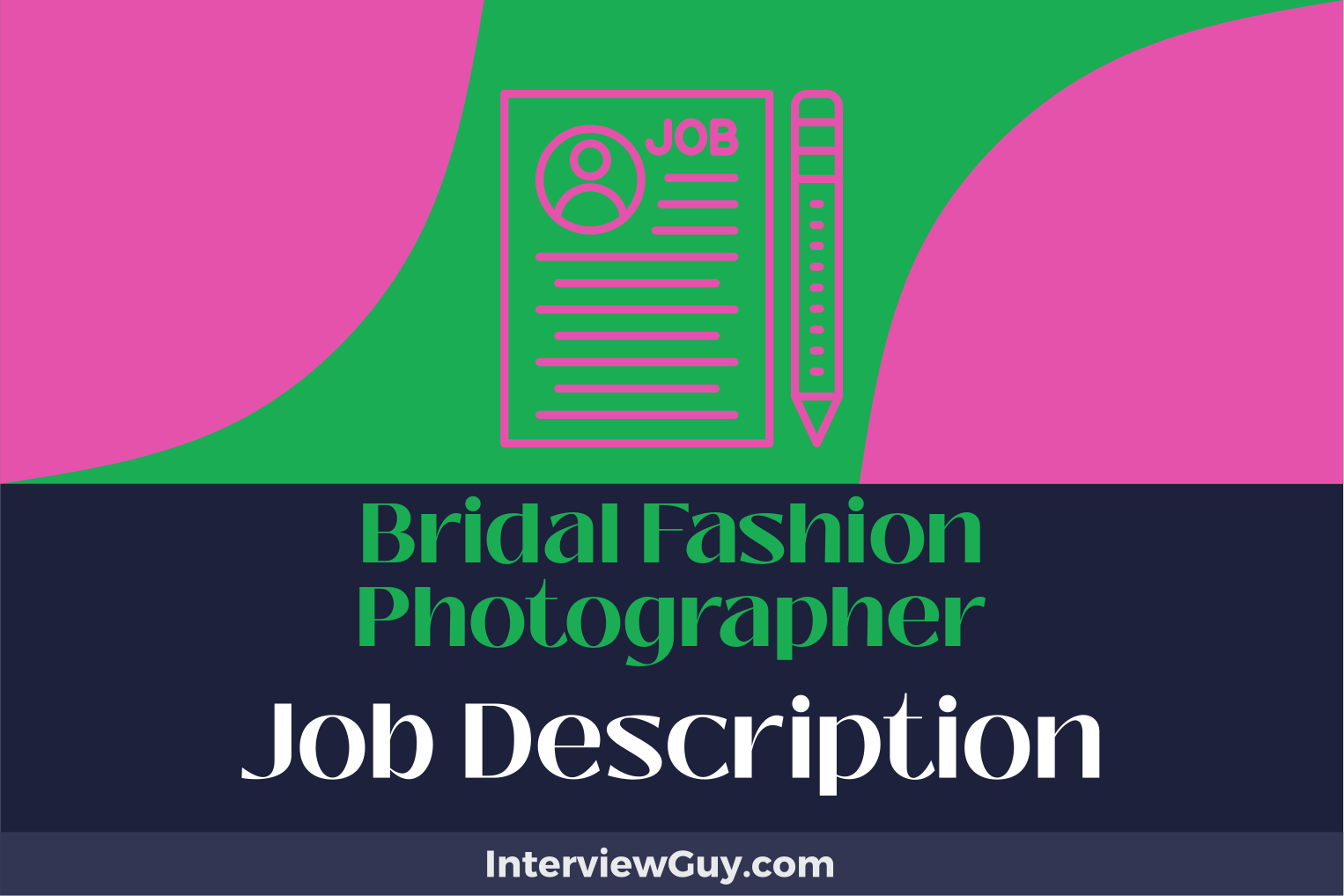 bridal fashion photographer job description