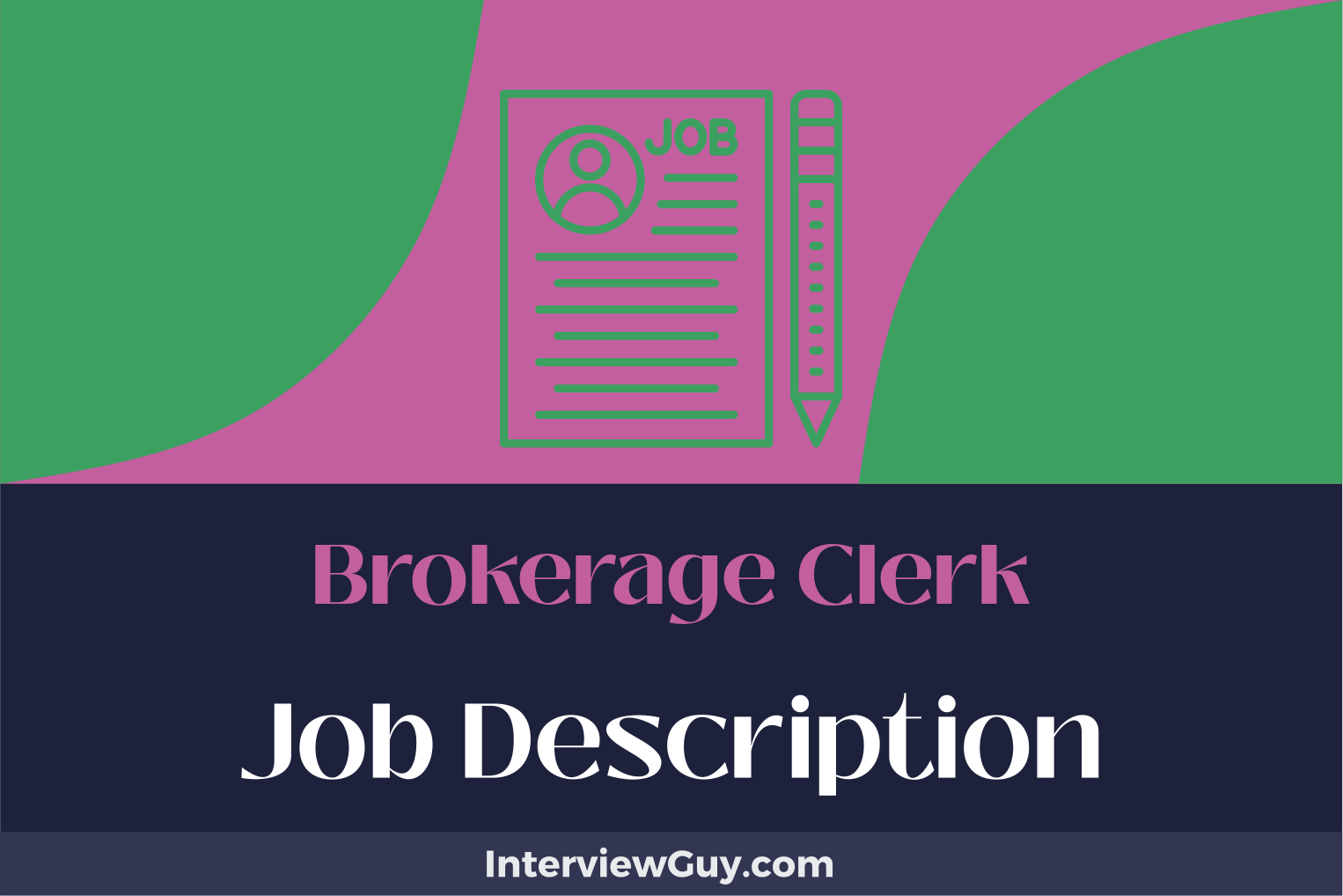 brokerage clerk job description