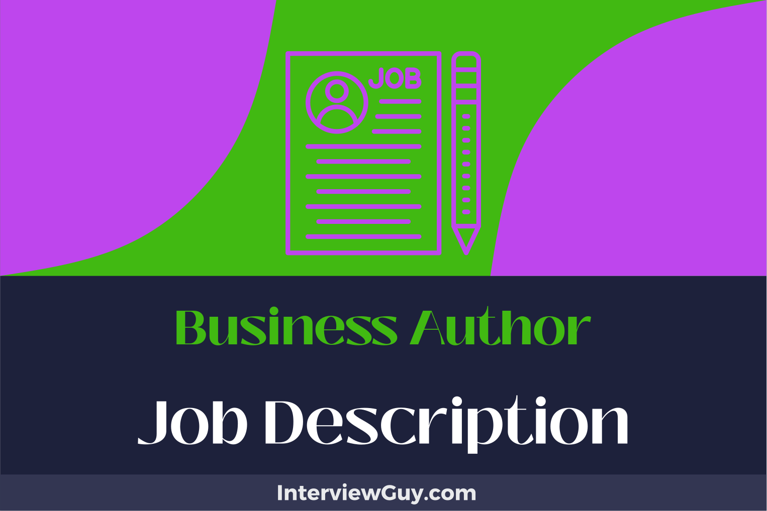 business author job description