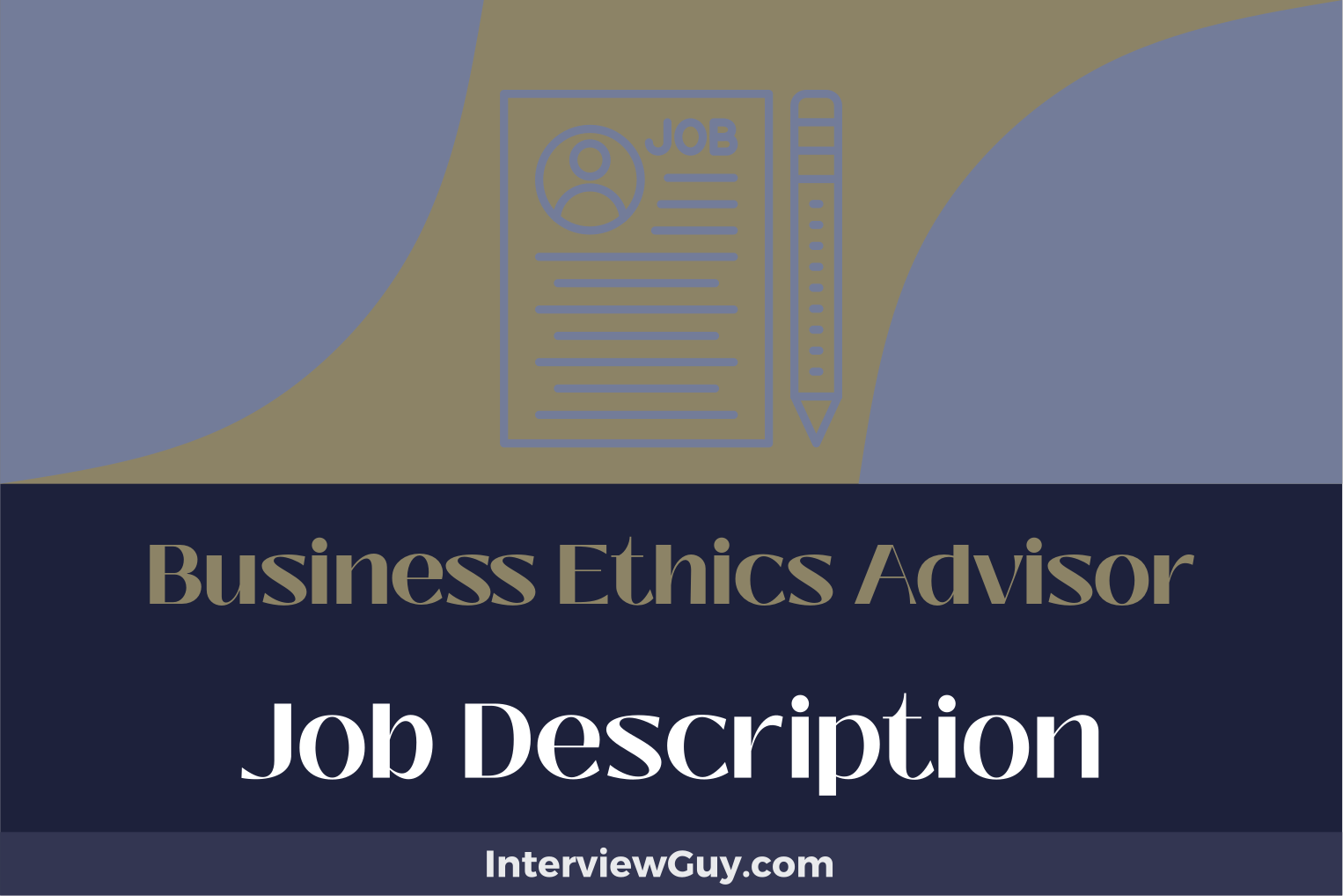 business ethics advisor job description