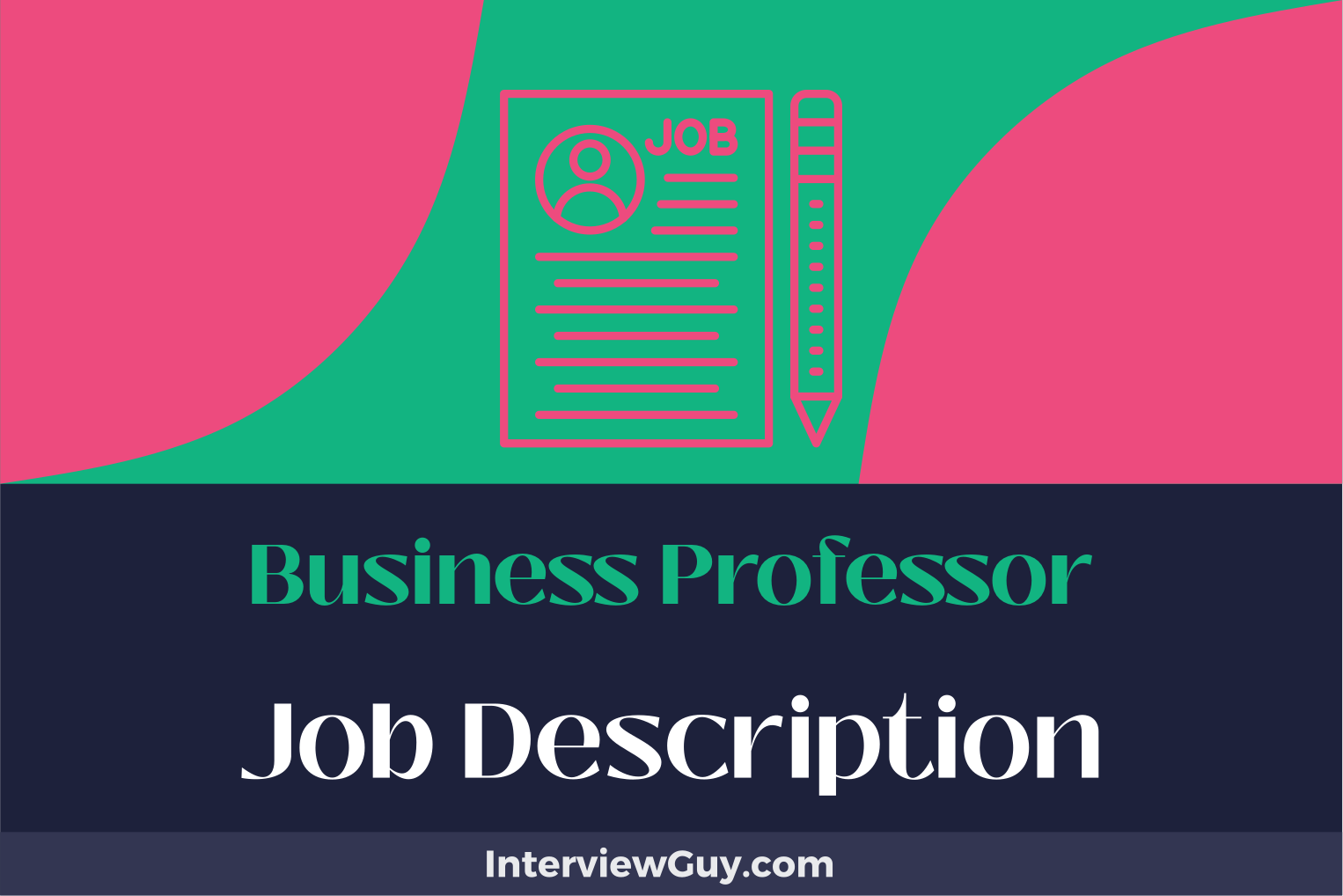 business professor job description