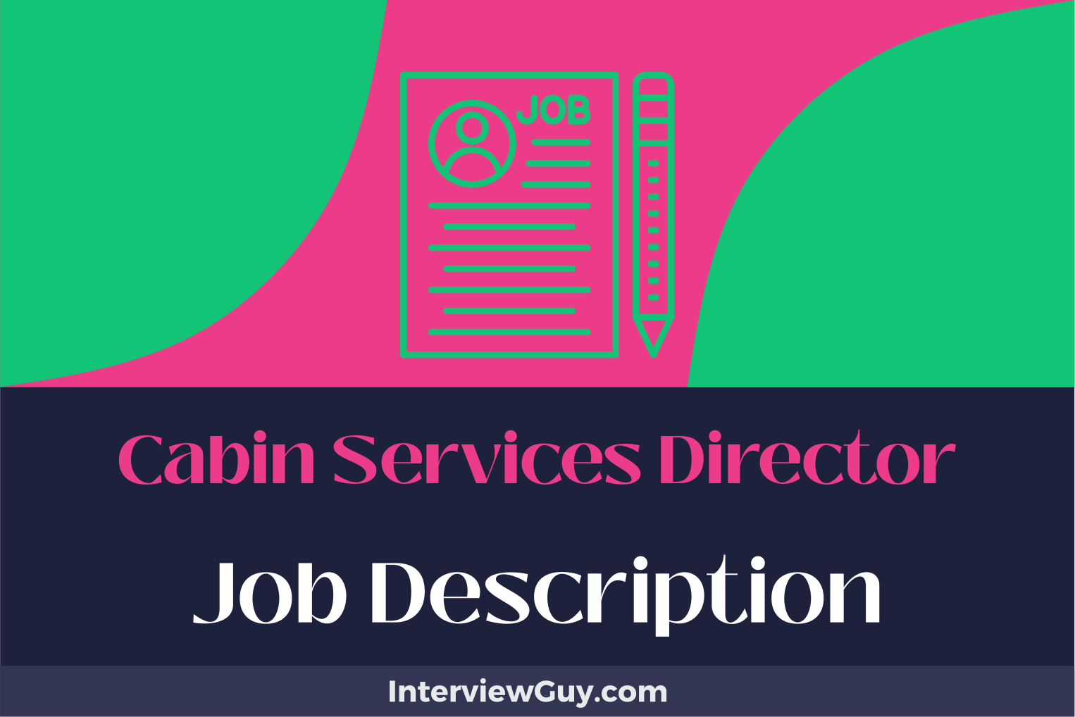 cabin services director job description