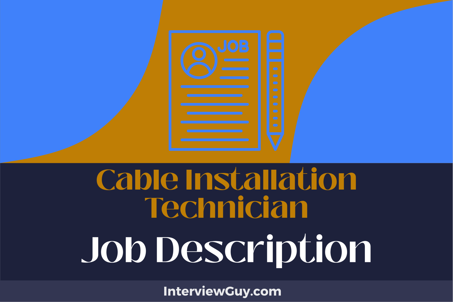 cable installation technician job description