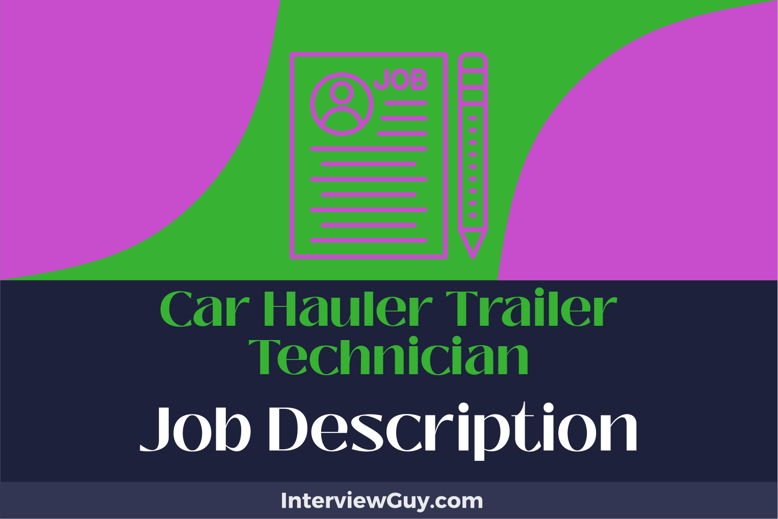 car hauler trailer technician job description