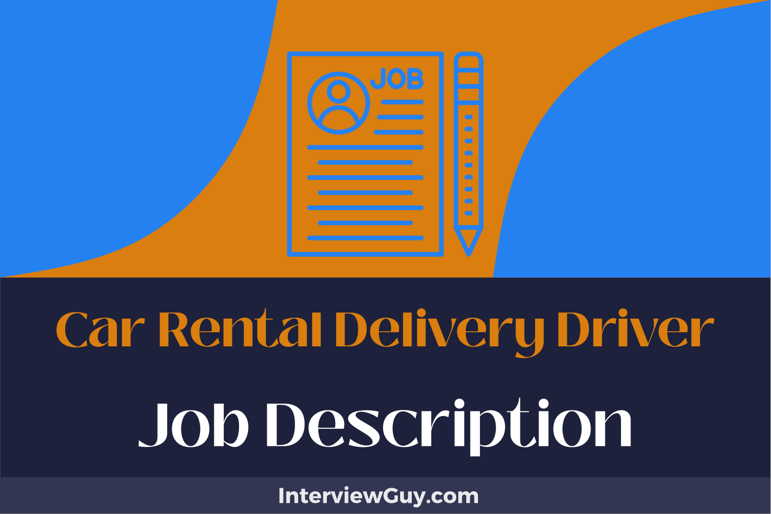 car rental delivery driver job description