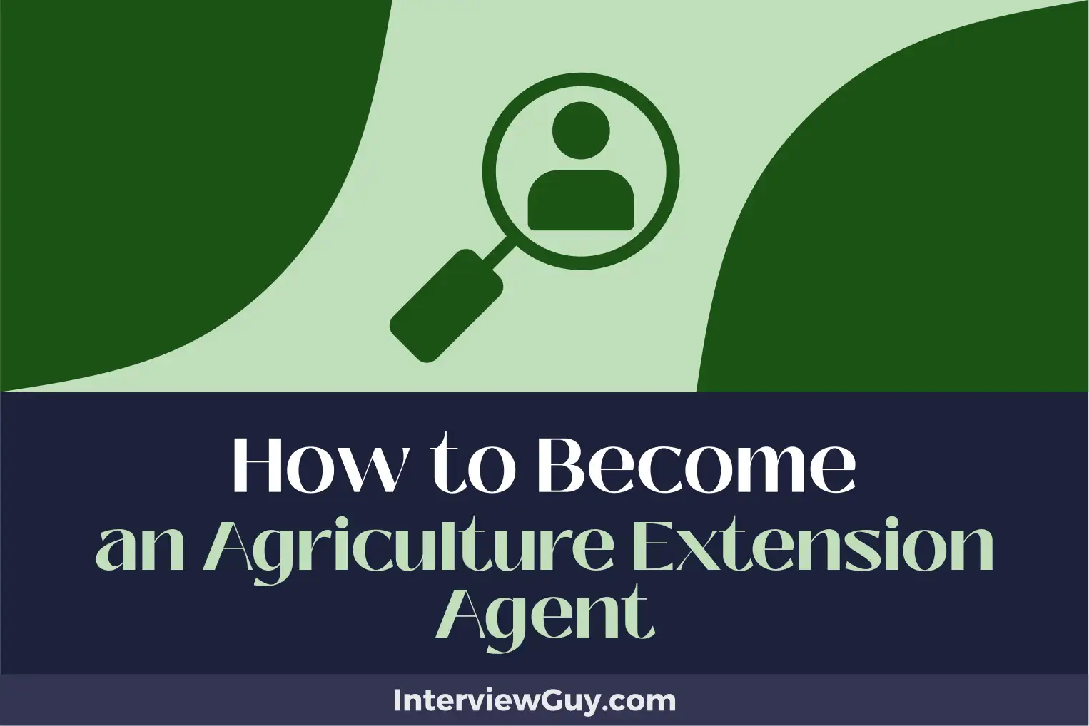how to become an agriculture extension agent