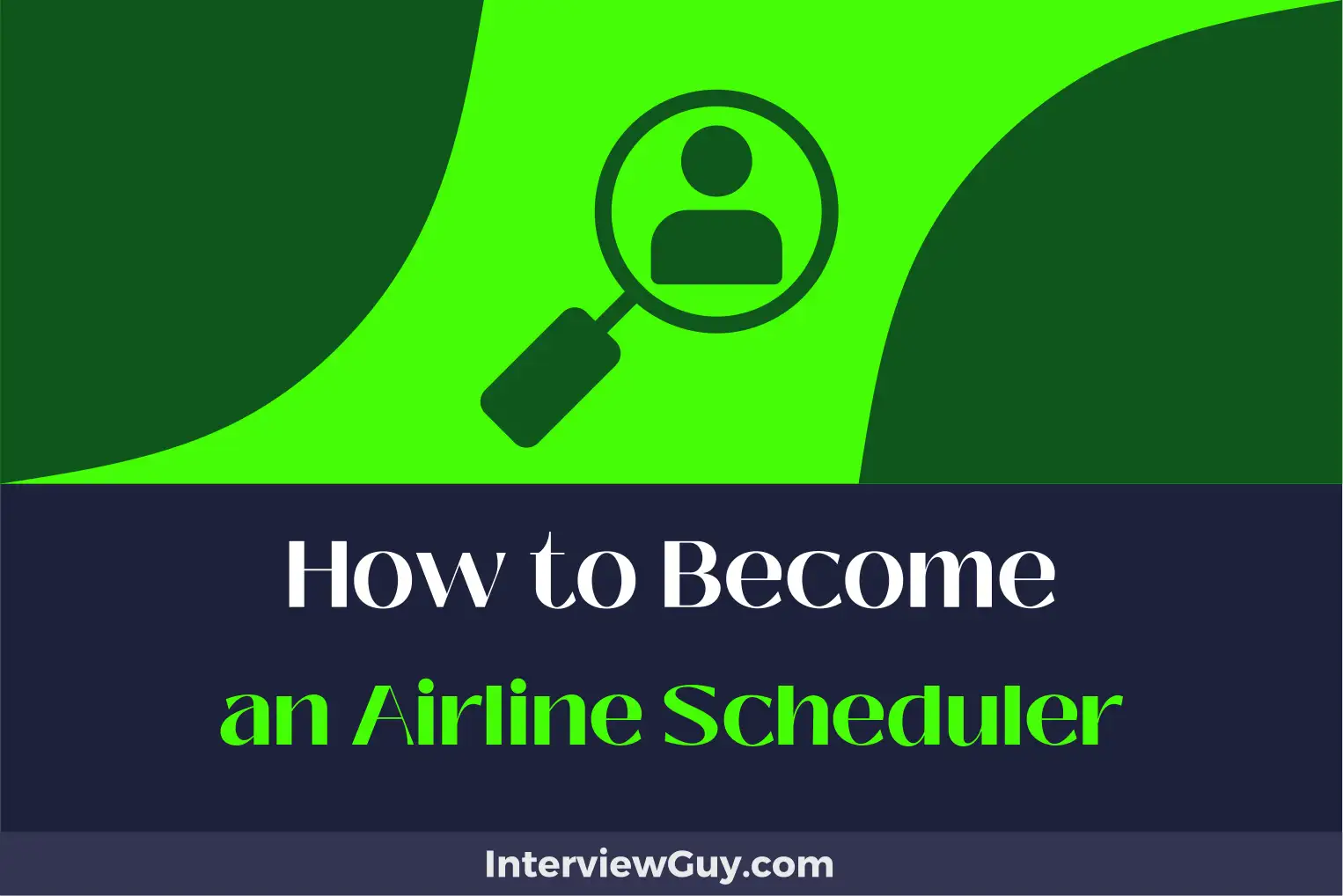 how to become an airline scheduler