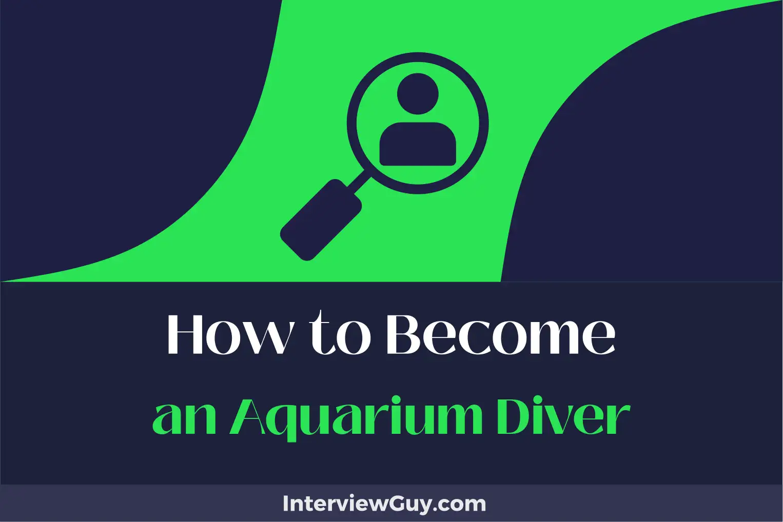 how to become an aquarium diver