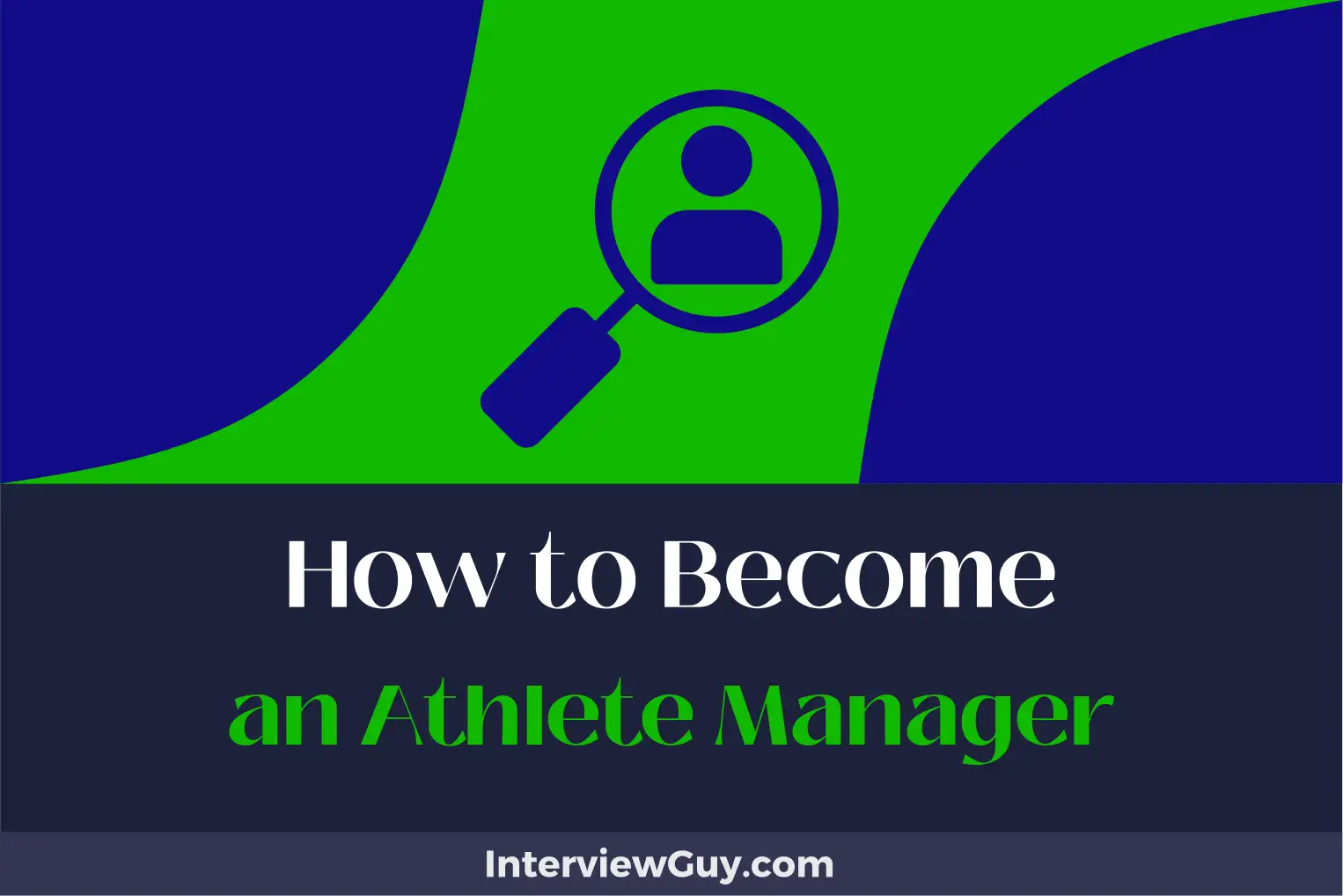how to become an athlete manager