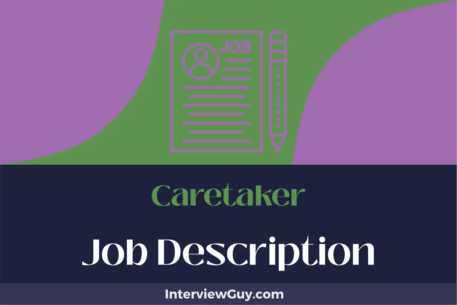 caretaker job description
