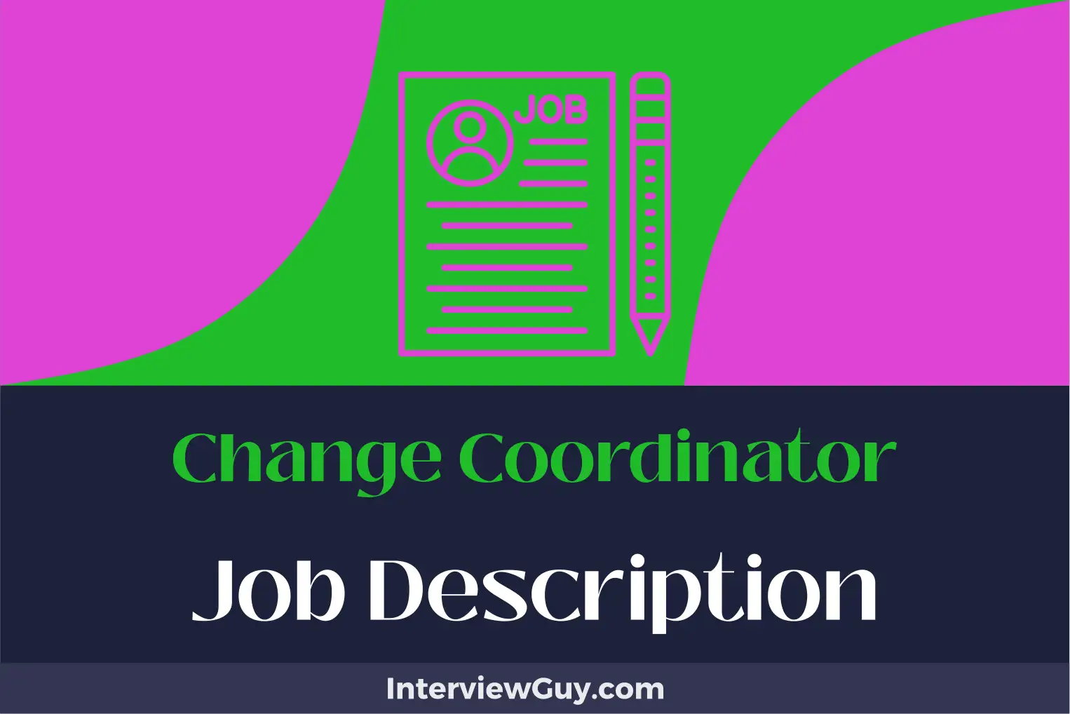 change coordinator job description