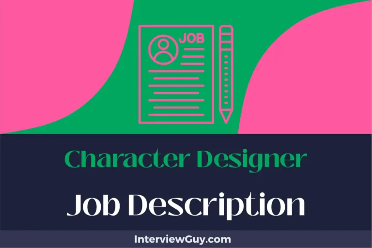Character Designer Job Description [Updated for 2024]