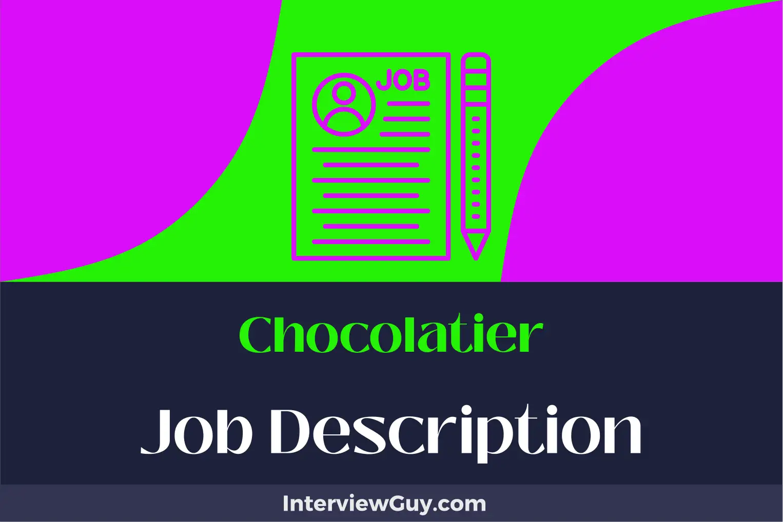 chocolatier job description