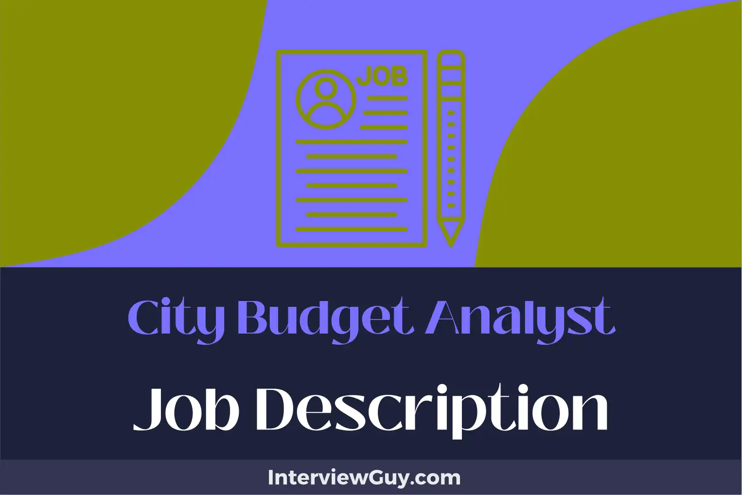 city budget analyst job description