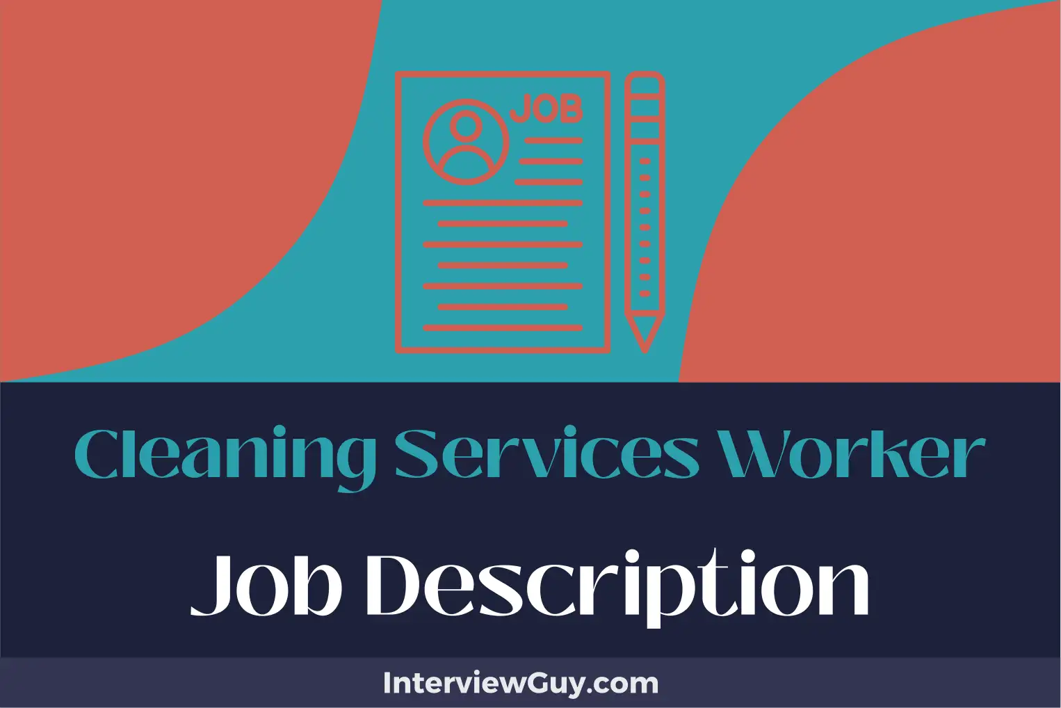 cleaning services worker job description