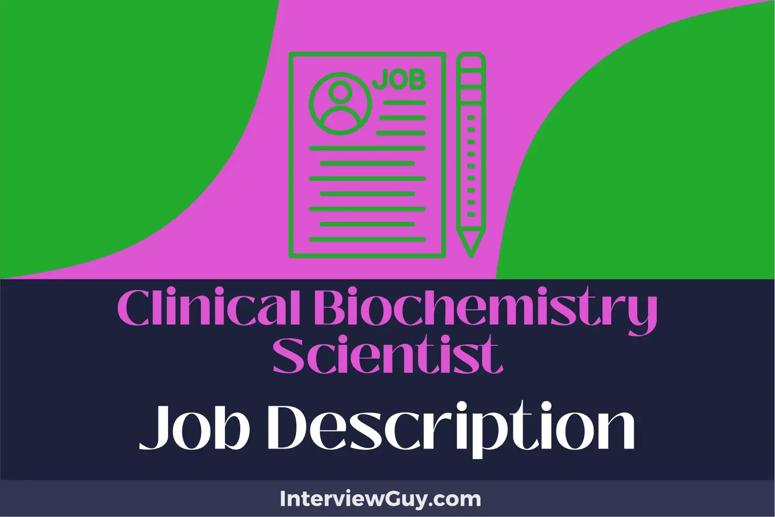 clinical biochemistry scientist job description