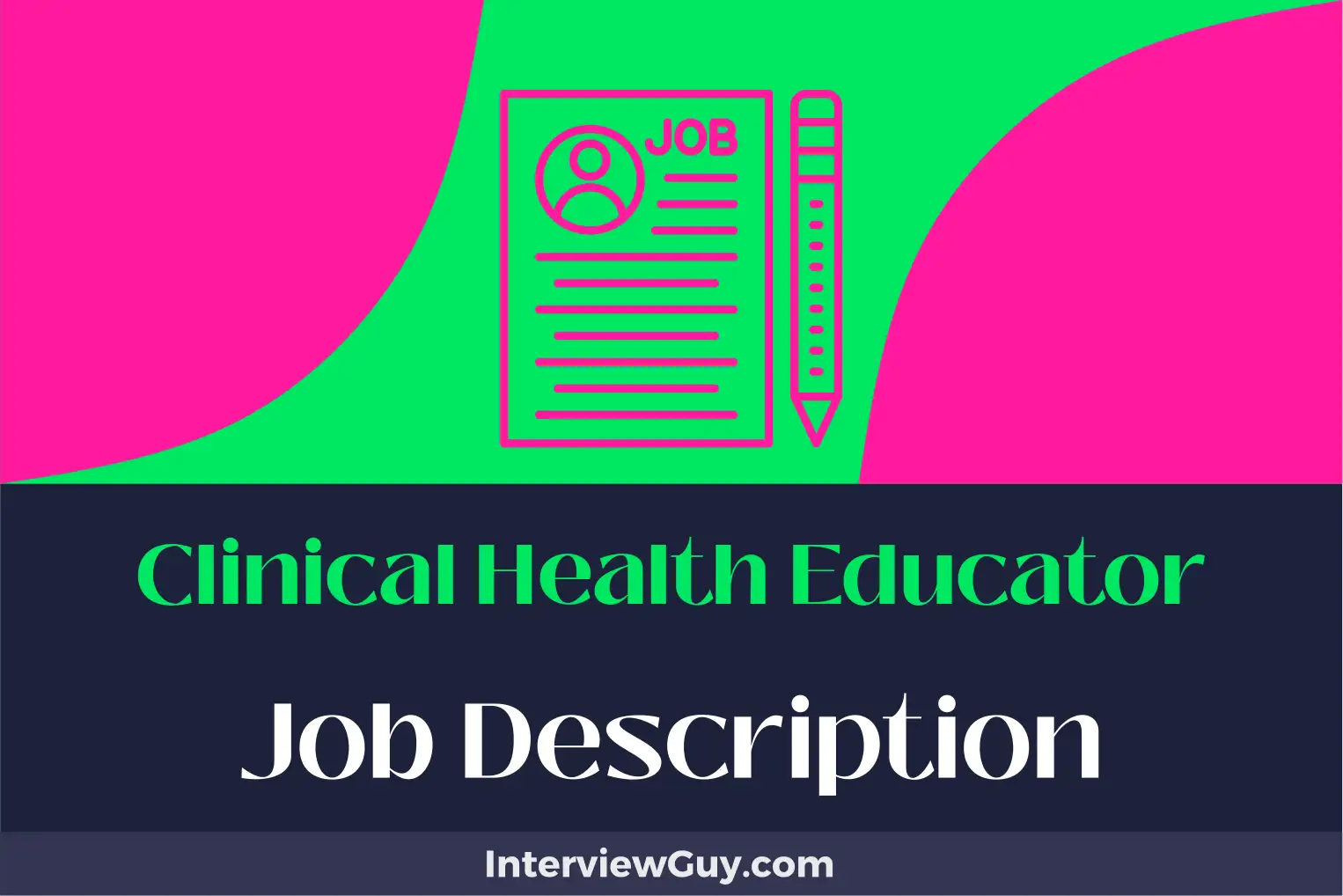 clinical health educator job description