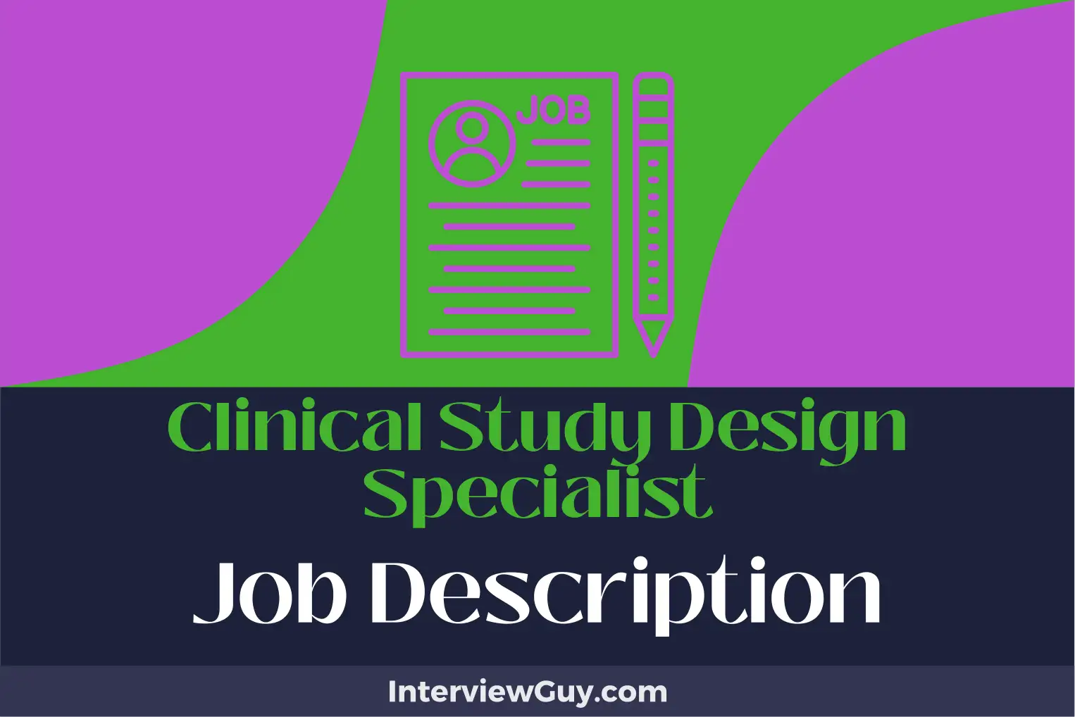 clinical study design specialist job description