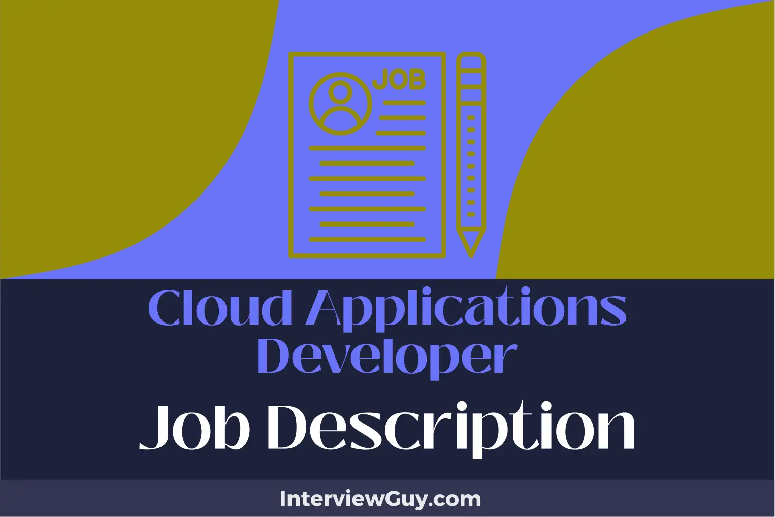 cloud applications developer job description