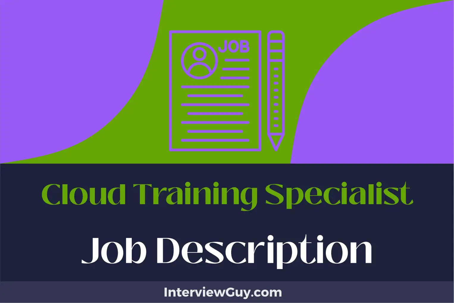 cloud training specialist job description