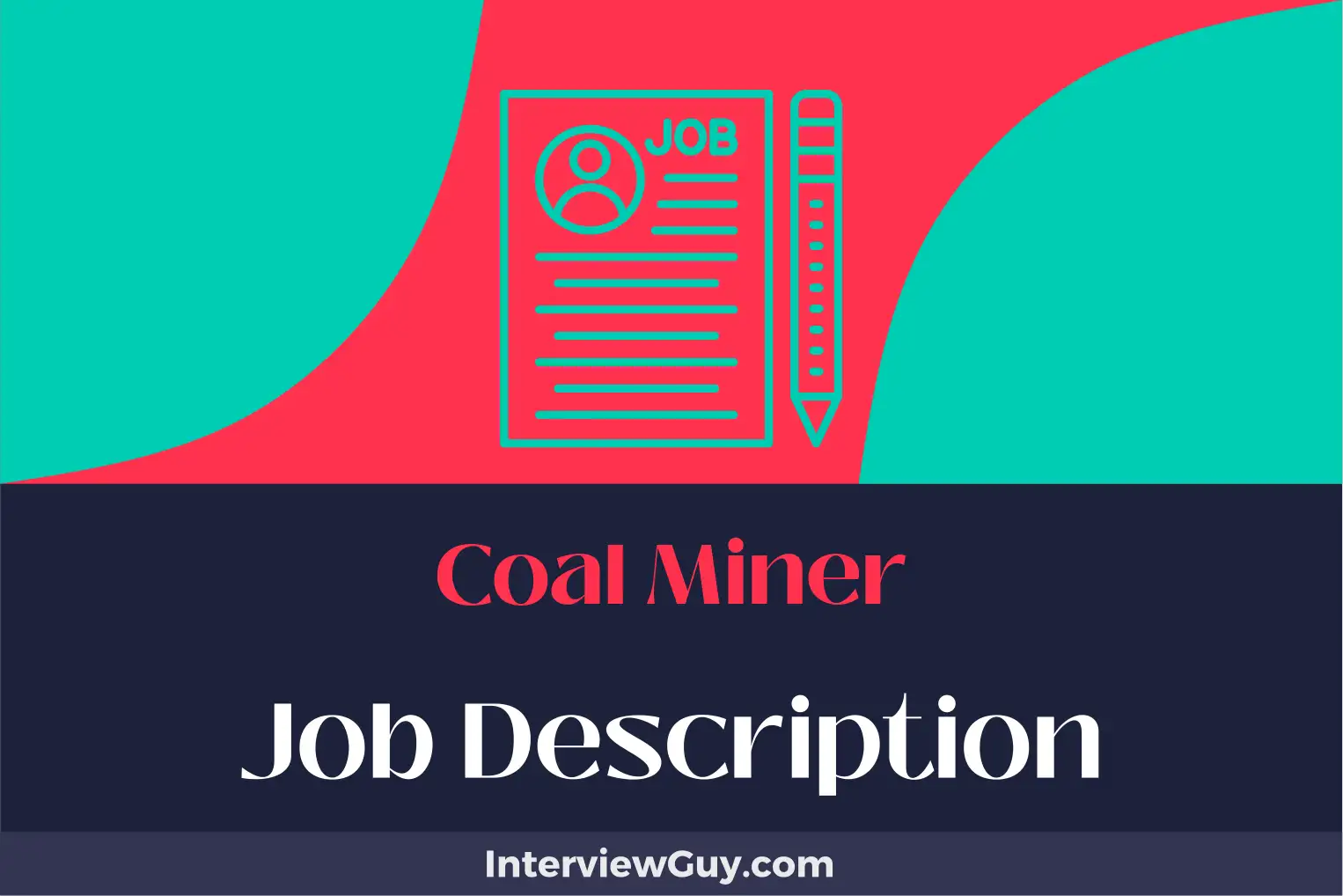 coal miner job description
