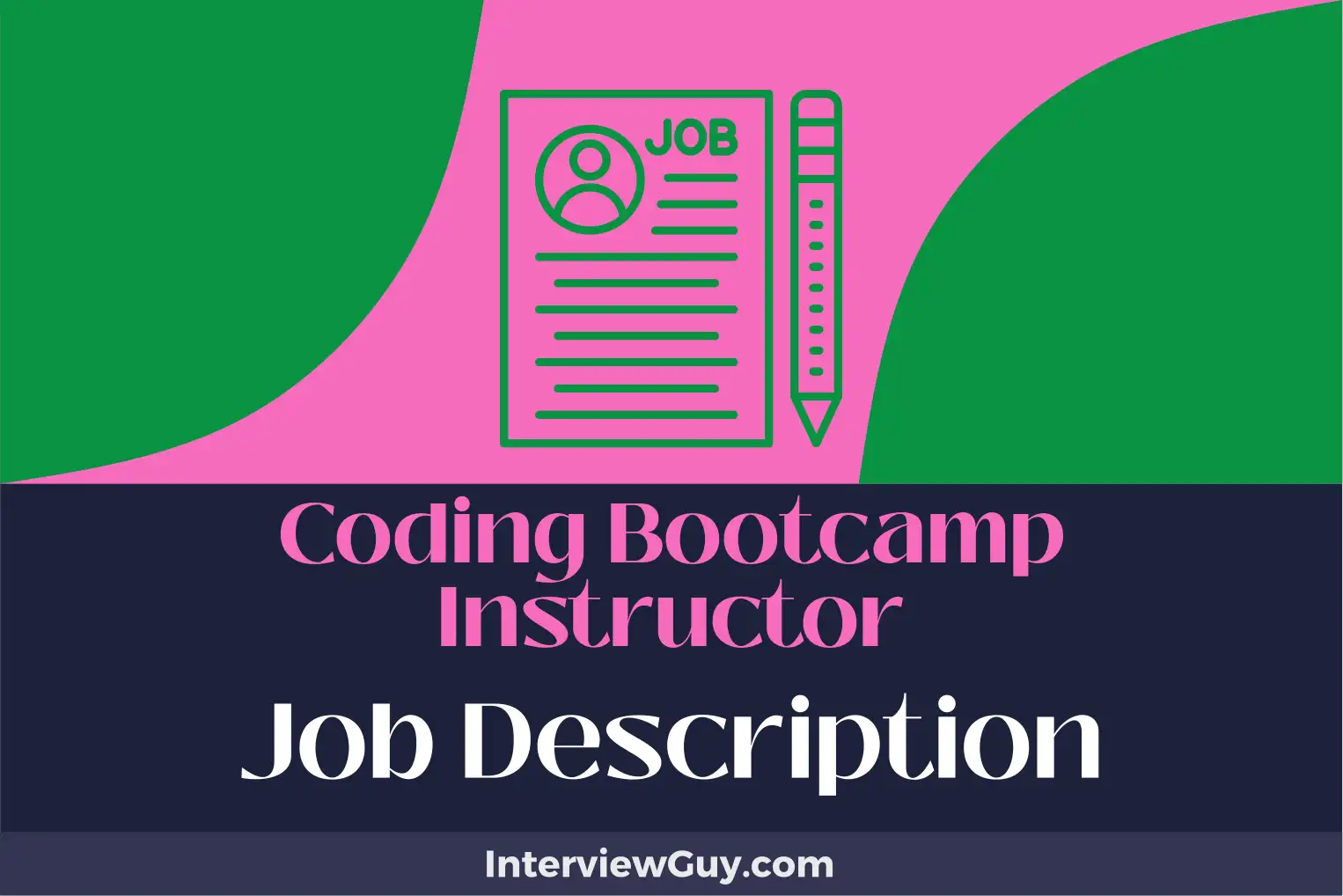 coding bootcamp instructor job description