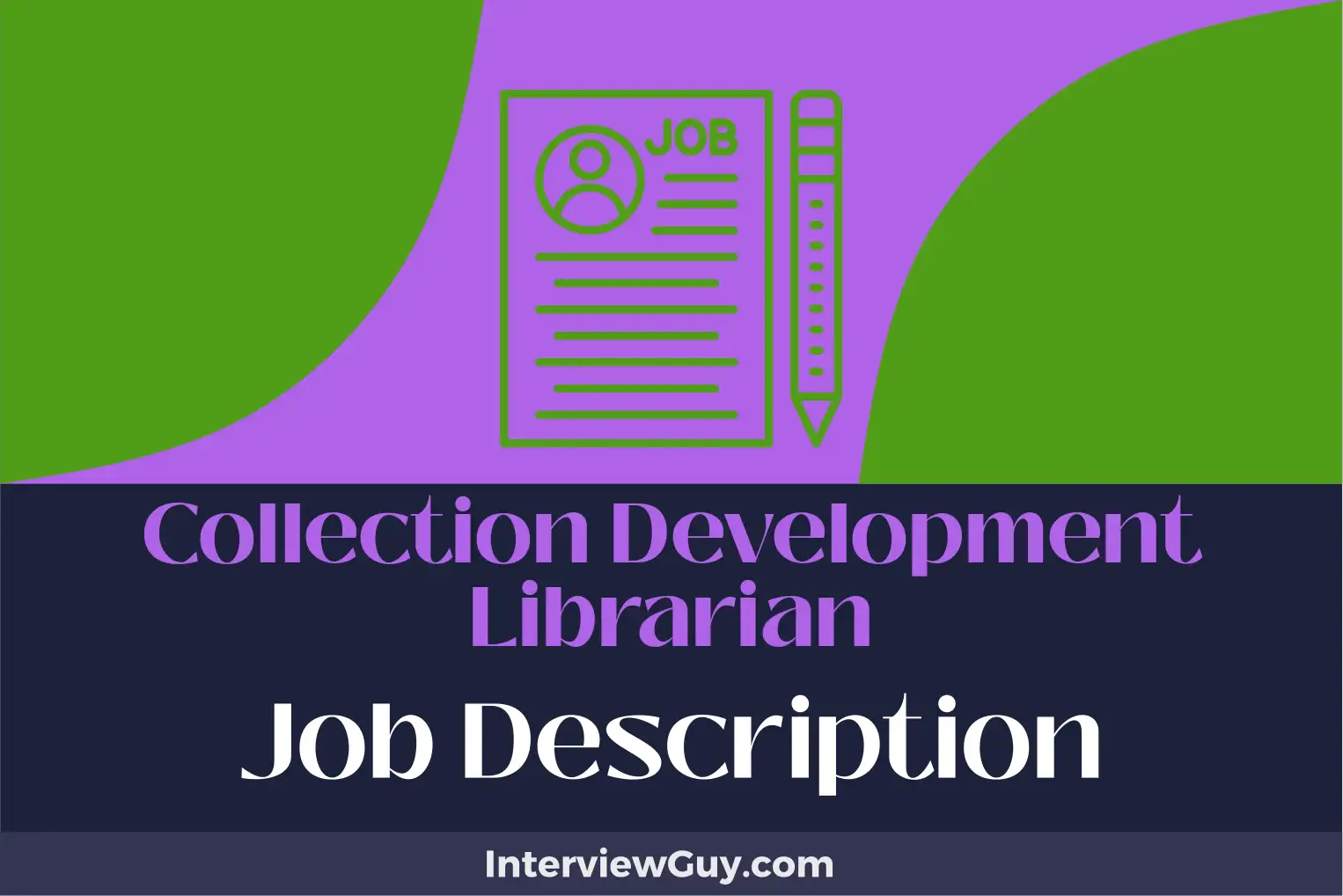 collection development librarian job description