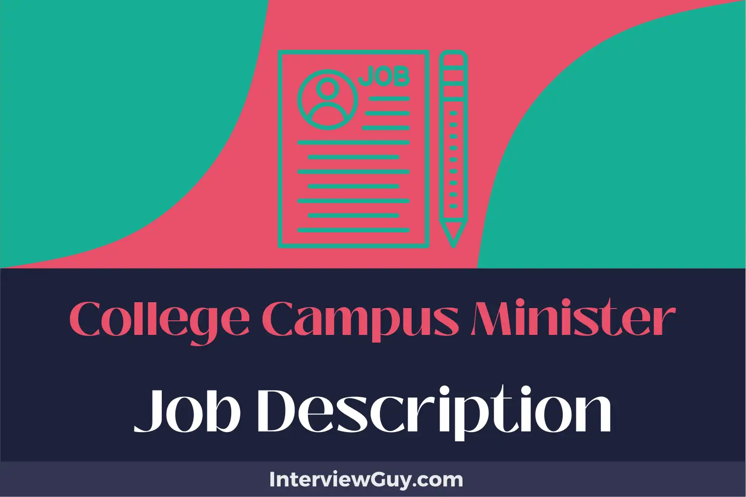 college campus minister job description