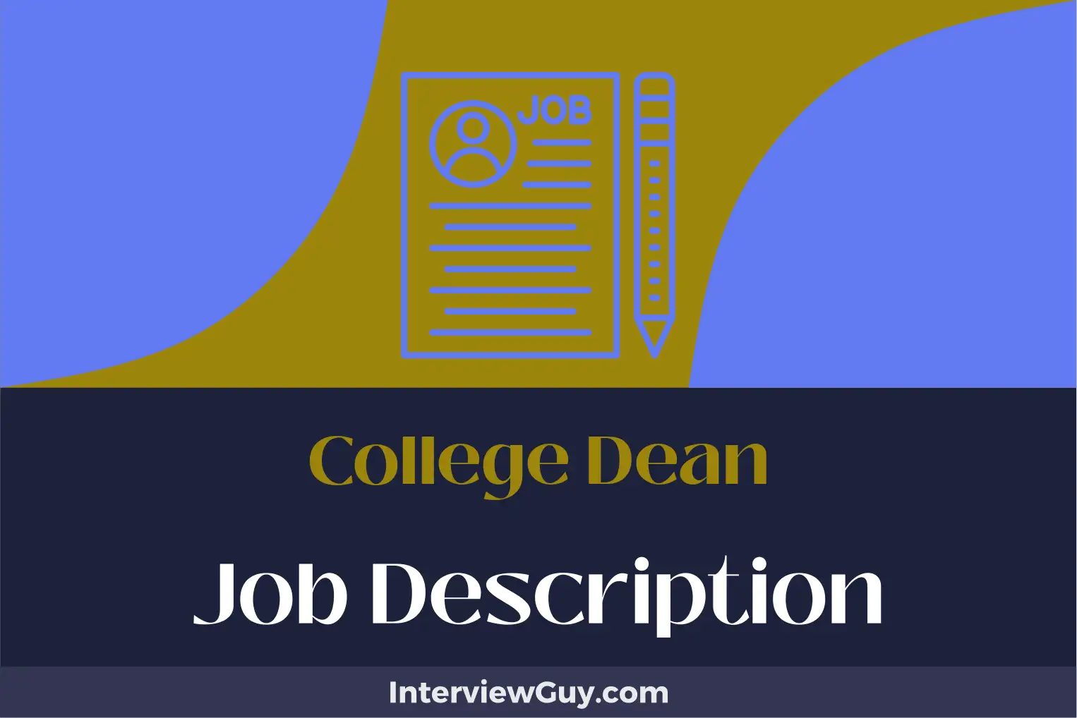 college dean job description