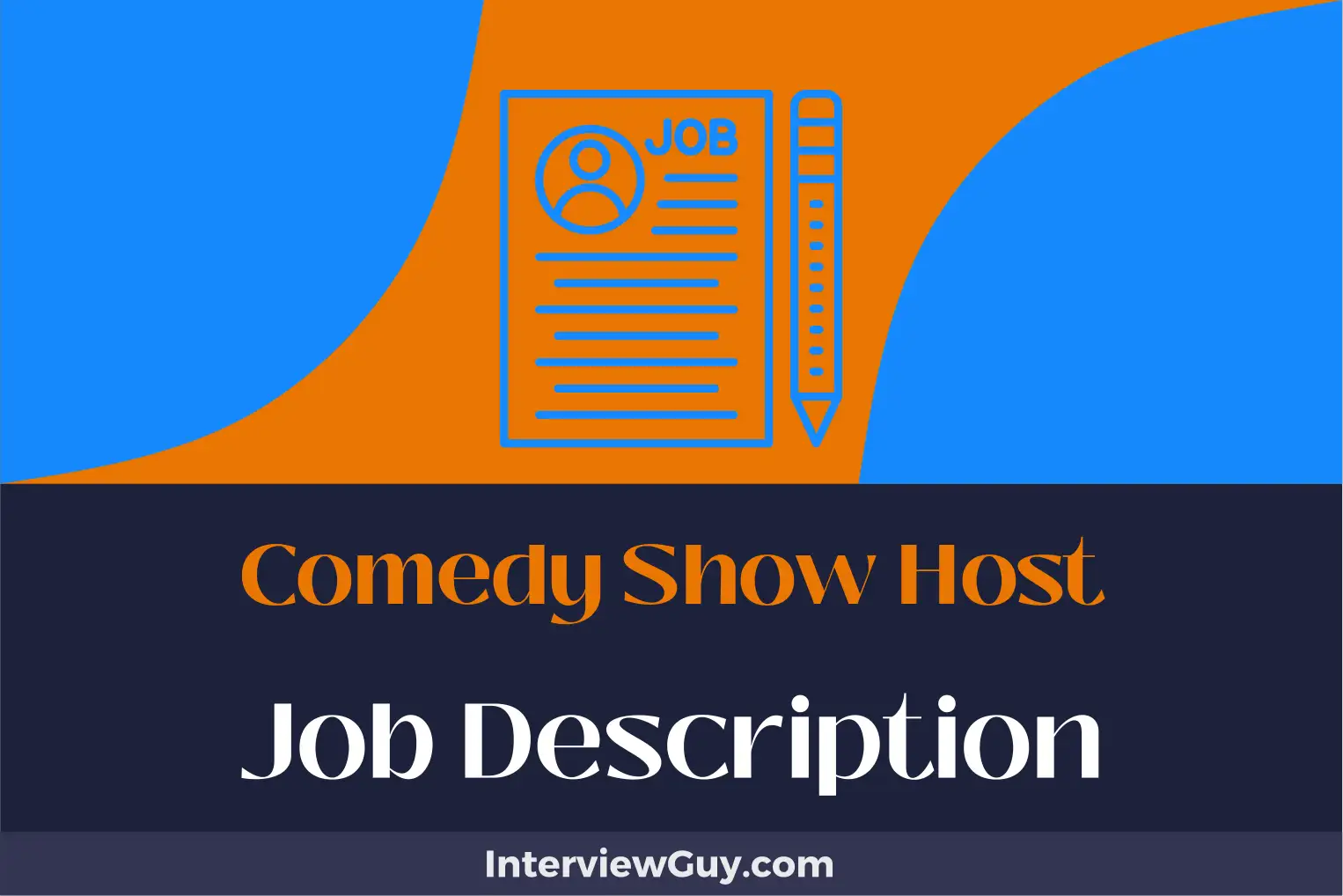 comedy show host job description
