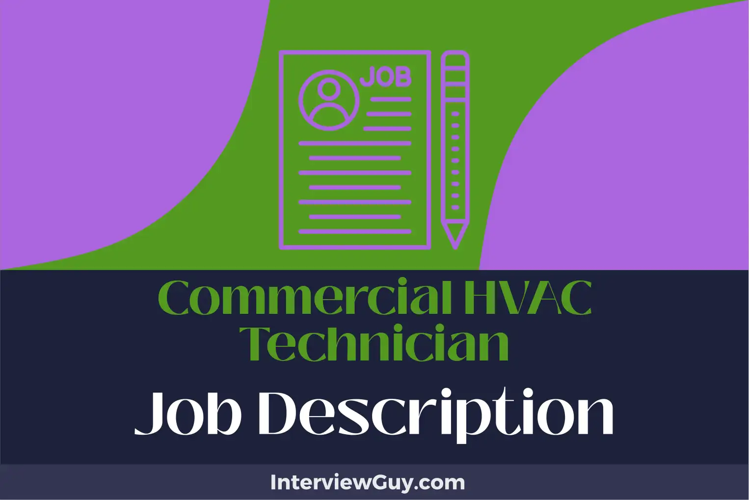 commercial hvac technician job description