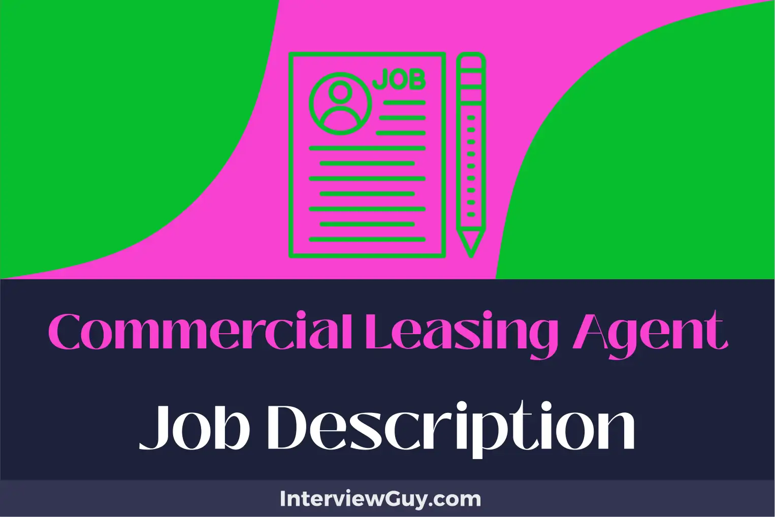 commercial leasing agent job description