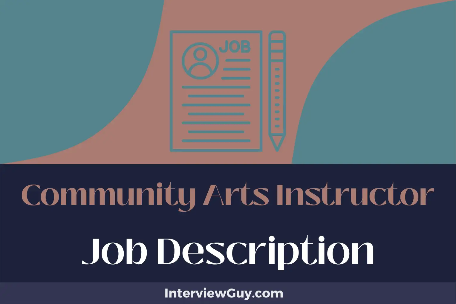 community arts instructor job description