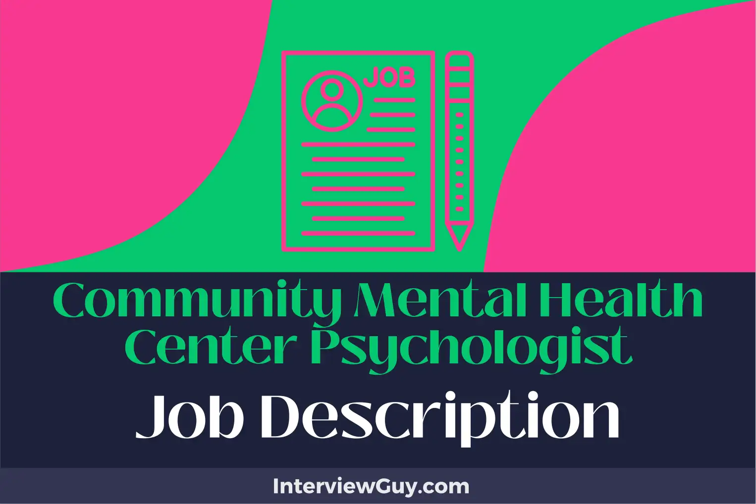 community mental health center psychologist job description