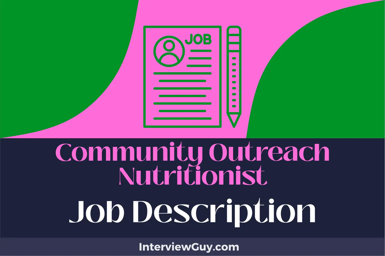 community outreach nutritionist job description