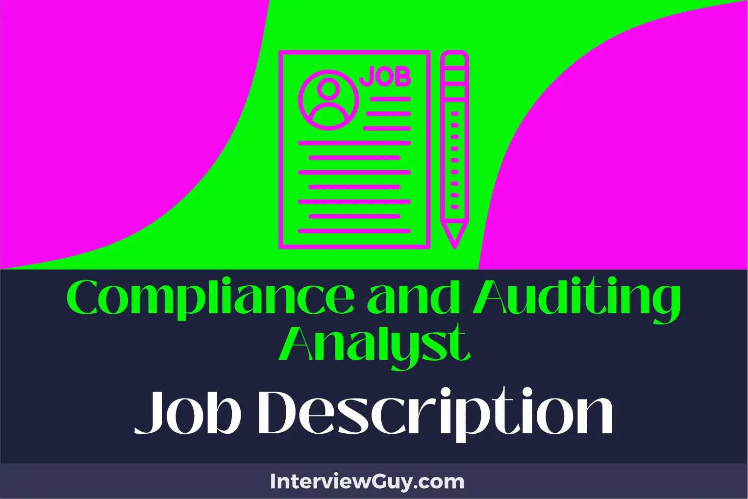 compliance and auditing analyst job description