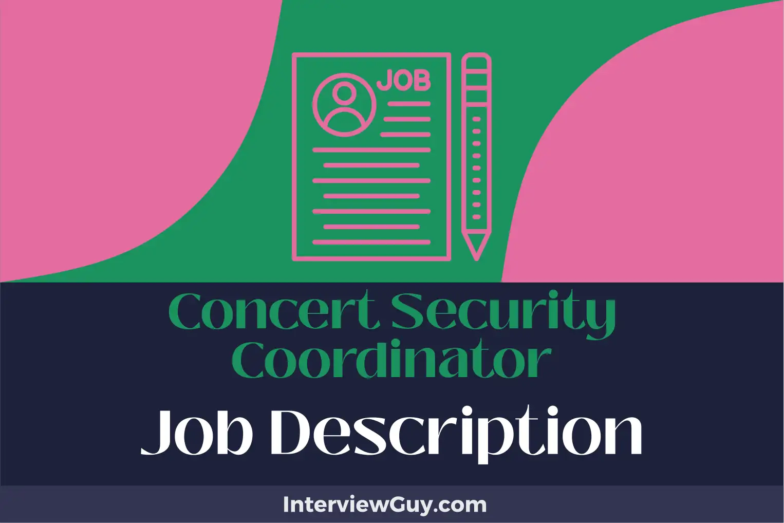concert security coordinator job description