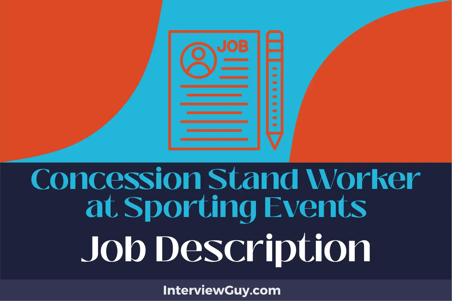 concession stand worker at sporting events job description