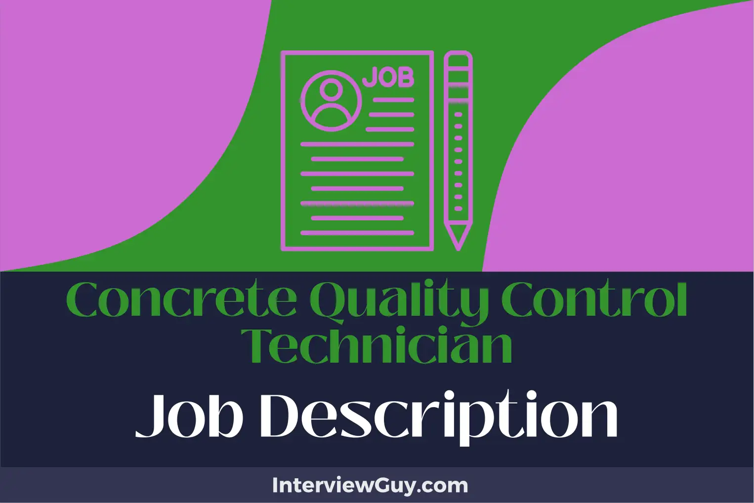 concrete quality control technician job description