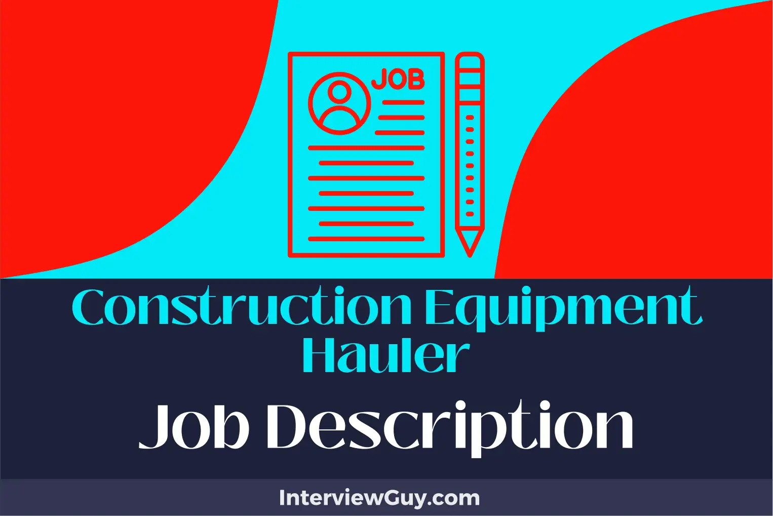 construction equipment hauler job description