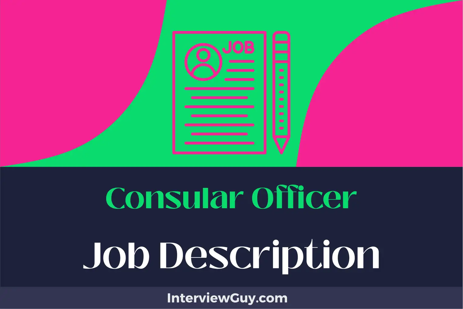 consular officer job description