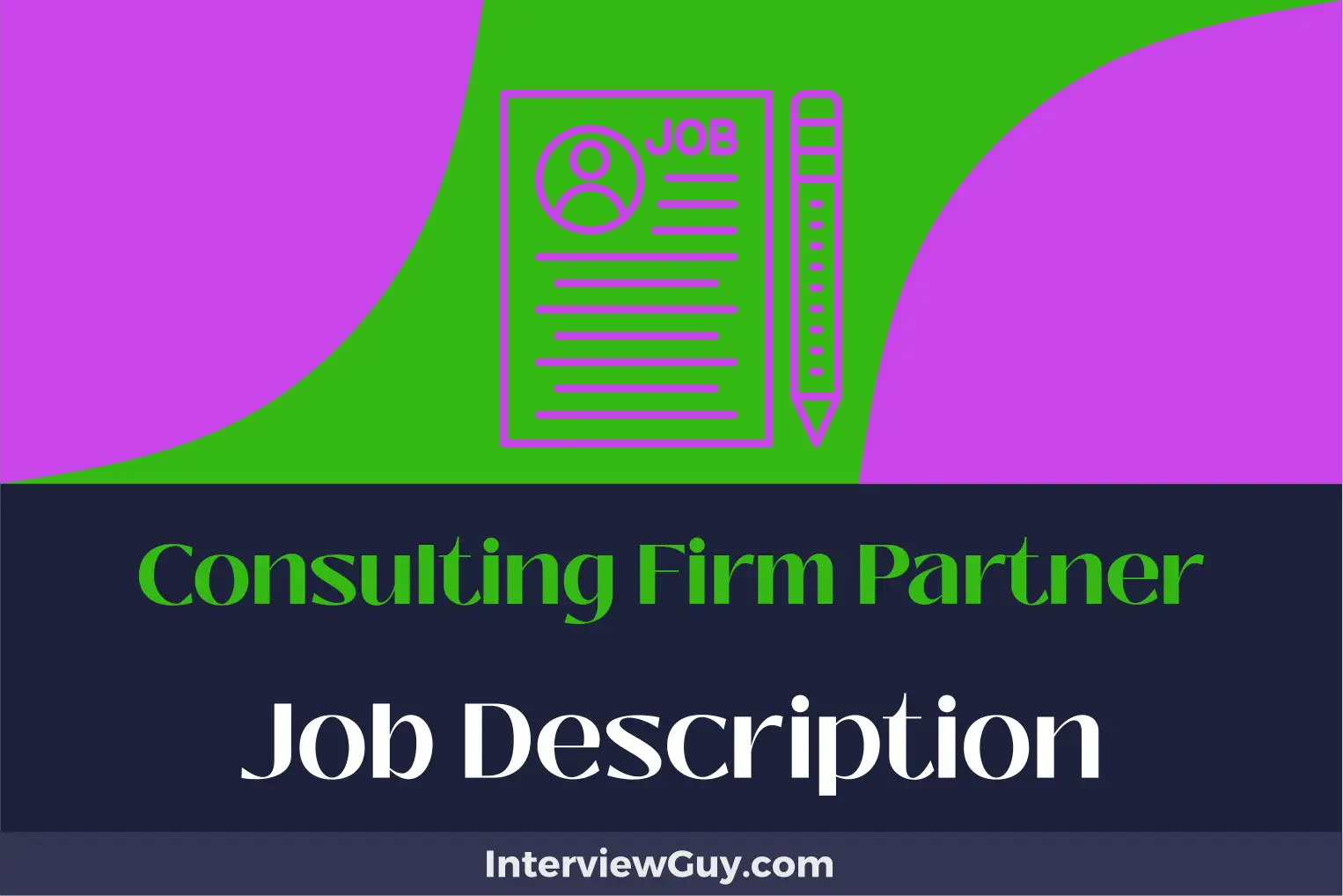 consulting firm partner job description