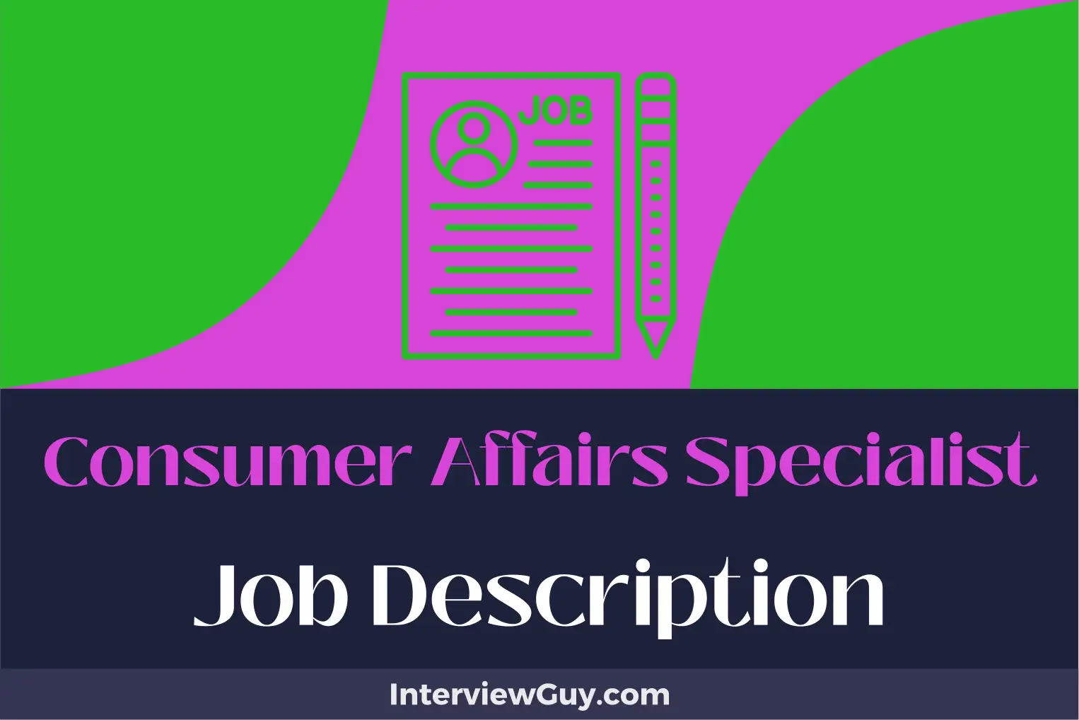 consumer affairs specialist job description