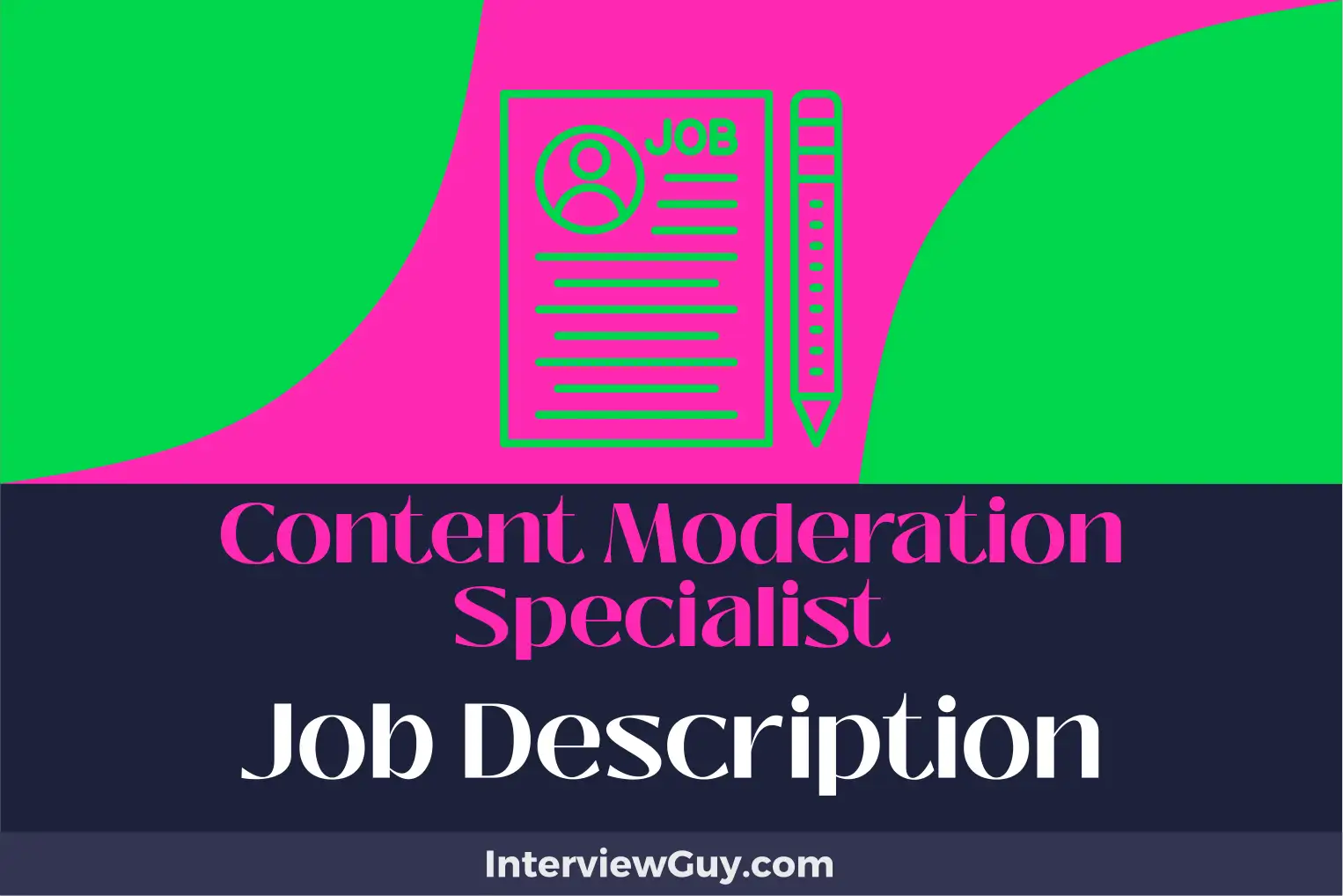 content moderation specialist job description