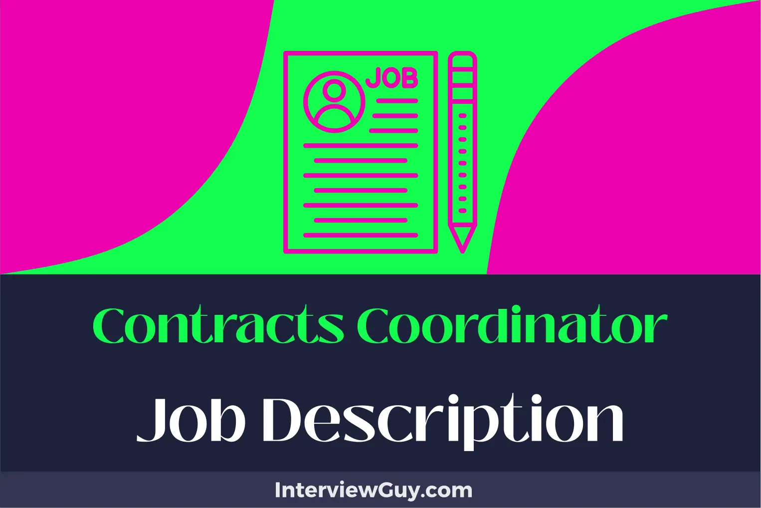 contracts coordinator job description
