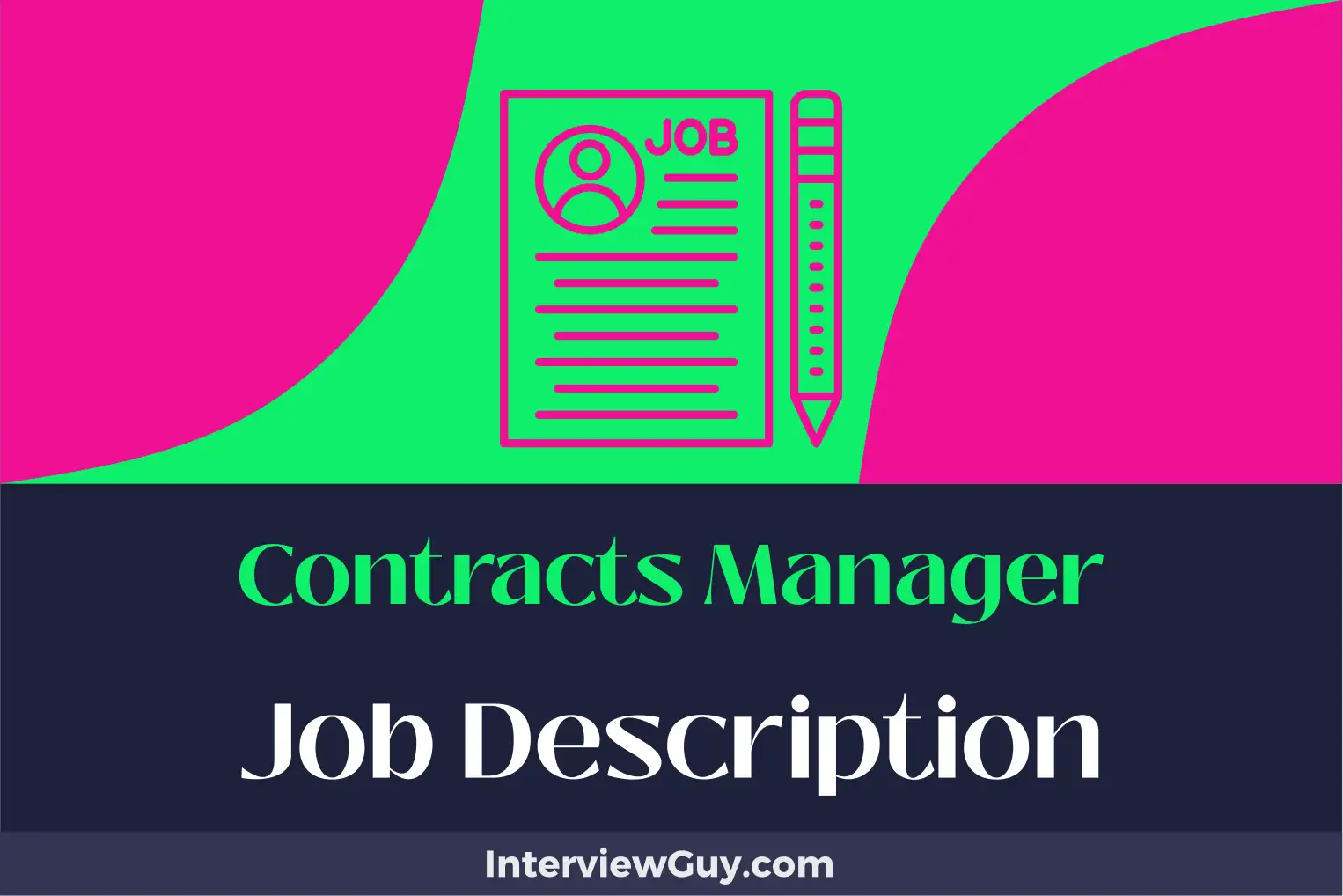 contracts manager job description