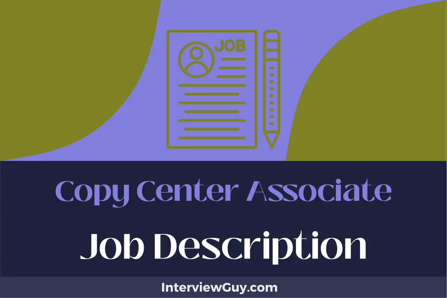 copy center associate job description