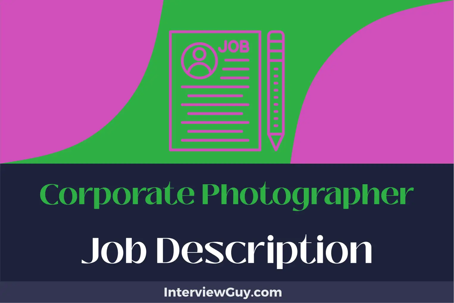 corporate photographer job description