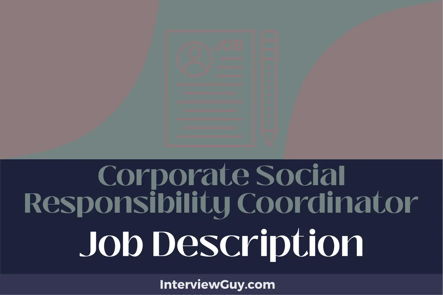 corporate social responsibility coordinator job description